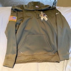 Ravens Nike 2014 Salute To Service On-Field Hoodie